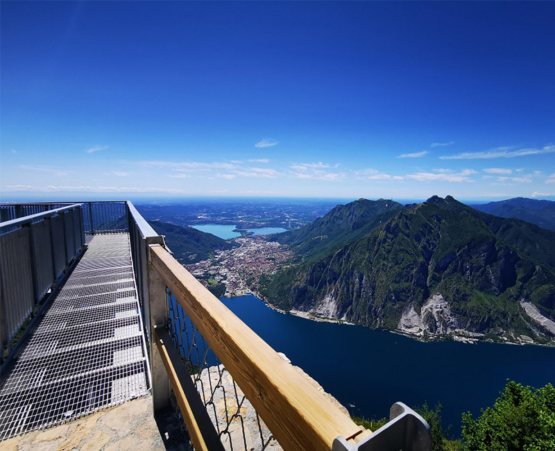 Pian dei Resinelli: la passerella panoramica a picco sul lago
