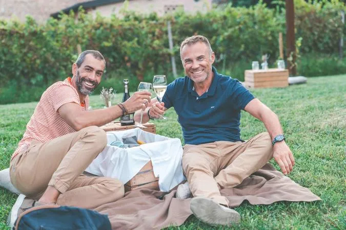 Picnic in vigna in Franciacorta