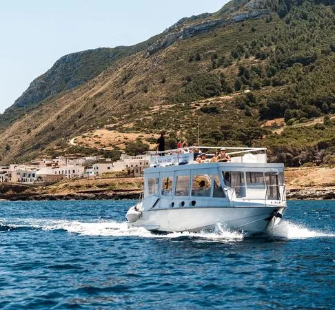 Giornata in barca a Marettimo con soste bagno e snorkeling da Trapani