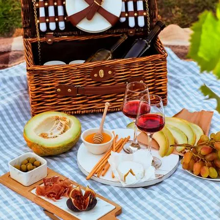 Picnic in vigna nel Monferrato a Montemagno