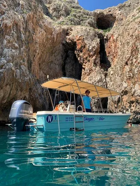 Tour in barca in esclusiva da Torre Vado