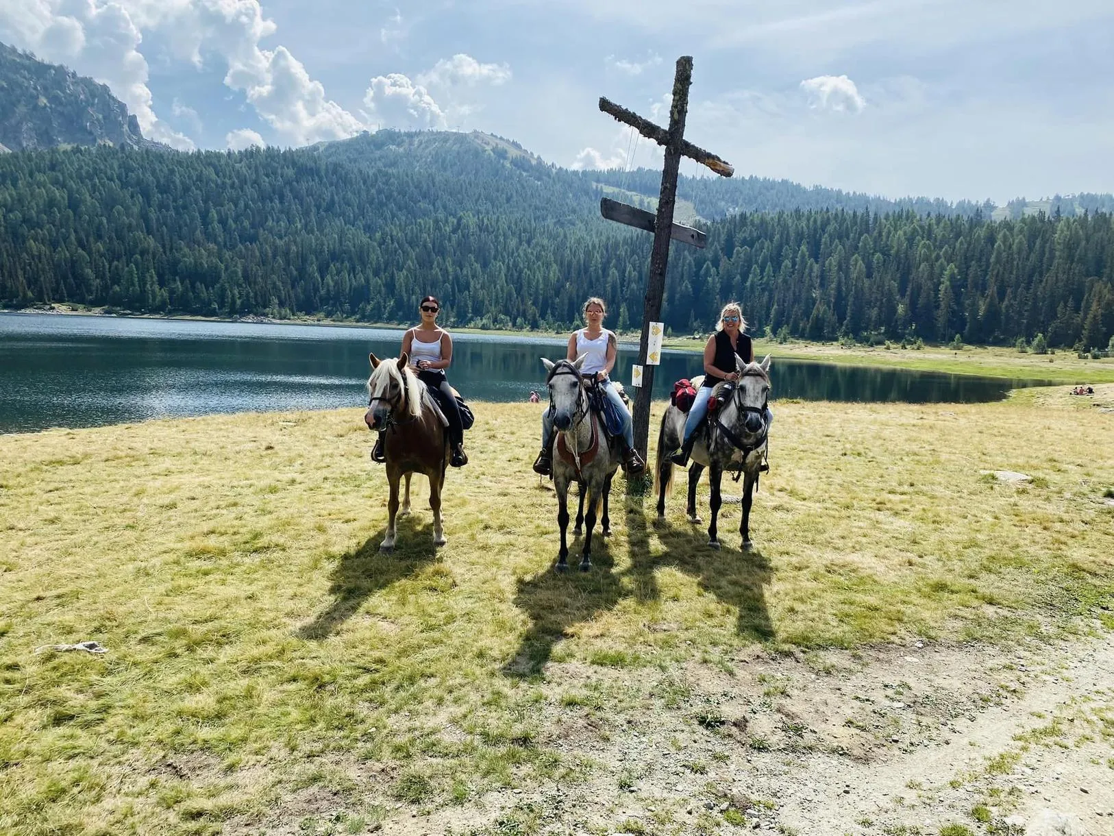 Passeggiata a cavallo in Valtellina ad Albosaggia