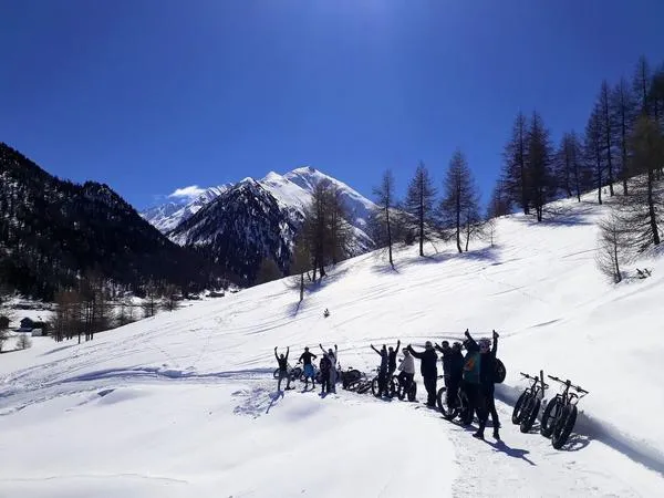 Fat bike tour a Livigno con pranzo in rifugio