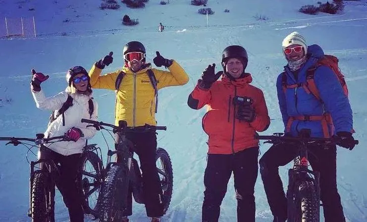 Fat bikes tour con aperitivo a Malga Valbiolo a Passo Tonale