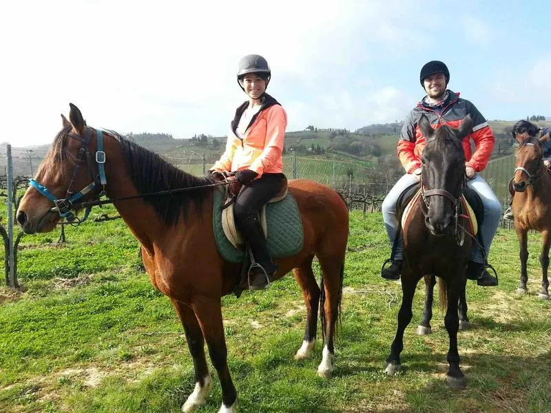 Passeggiata a cavallo a San Gimignano