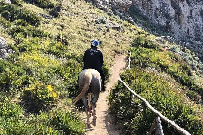 Passeggiata a cavallo in riva al mare a San Vito Lo Capo