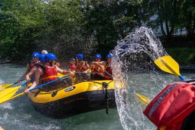 Rafting in Valtellina sull'Adda da Castione Andevenno