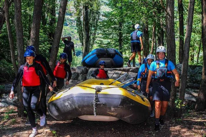 Rafting in Valtellina sull'Adda da Castione Andevenno