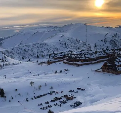 Giro in motoslitta a Montecampione in Val Camonica
