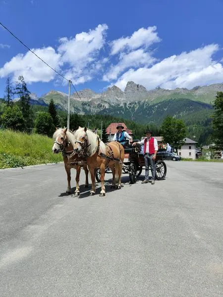 Giro in carrozza a Cavalese in Val di Fiemme