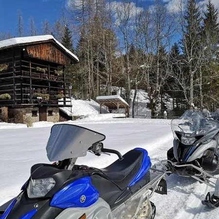Escursione in motoslitta a Sauris