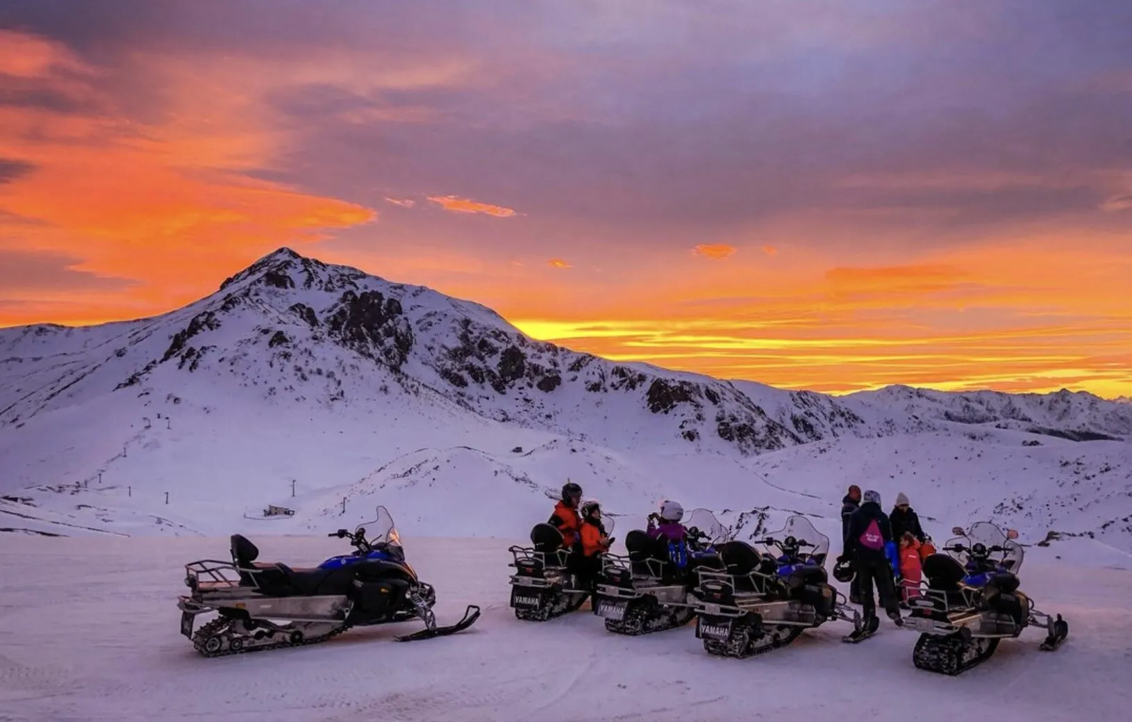 Giro in motoslitta a Prato Nevoso