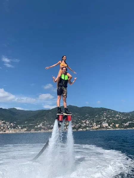 Esperienza in flyboard a Rapallo