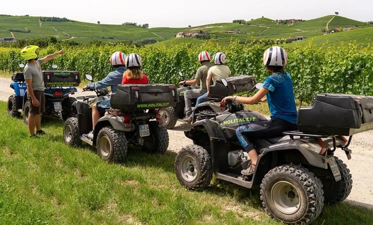 Escursione in quad e degustazione vini nelle Langhe da Alba