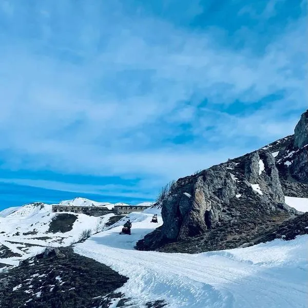 Escursione in motoslitta a Entracque in Valle Gesso