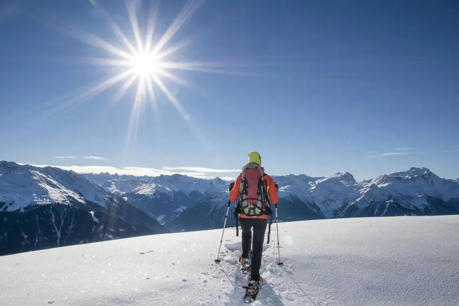 Ciaspolata a Bardonecchia al tramonto in Val di Susa