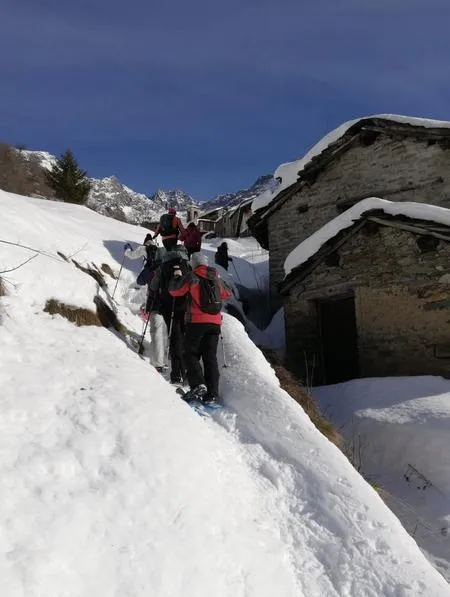 Gita in ciaspole da Ceresole Reale nel Parco del Gran Paradiso