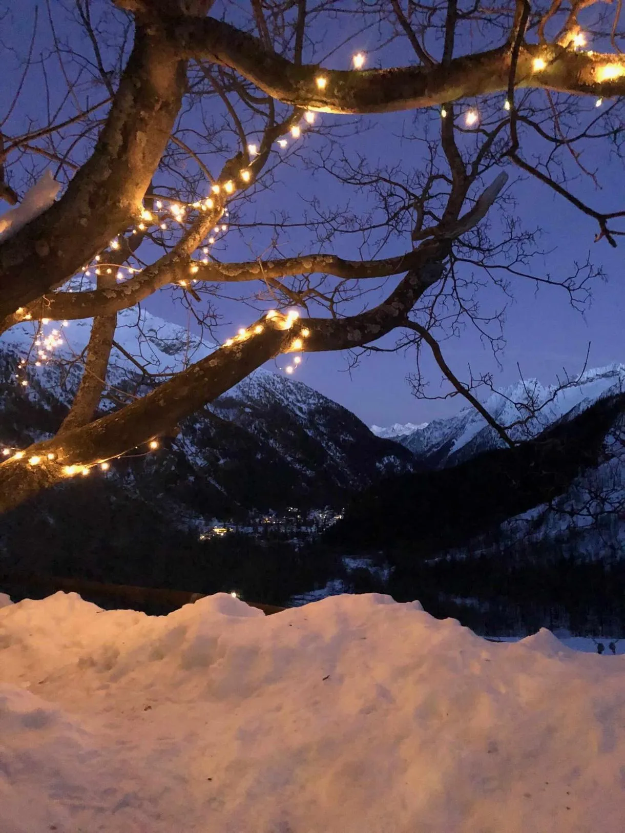Cena in baita con motoslitta a Macugnaga sul Monte Rosa