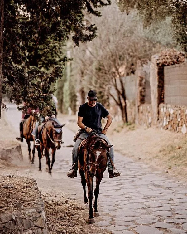 Passeggiata a cavallo a Roma nel Parco dell'Appia Antica