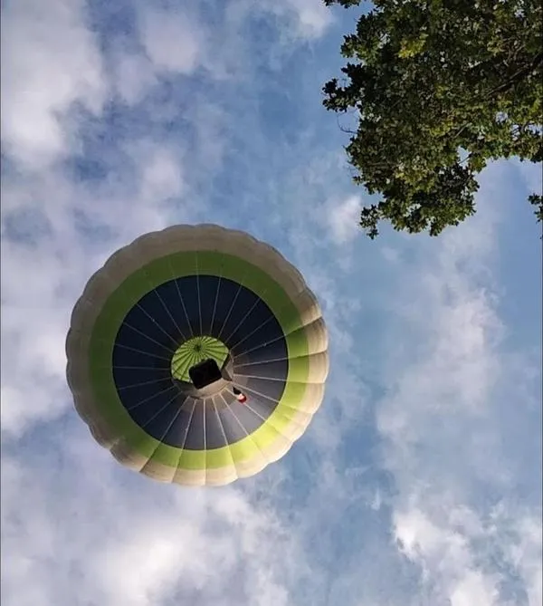 Giro in mongolfiera sul Parco del Ticino da Morimondo
