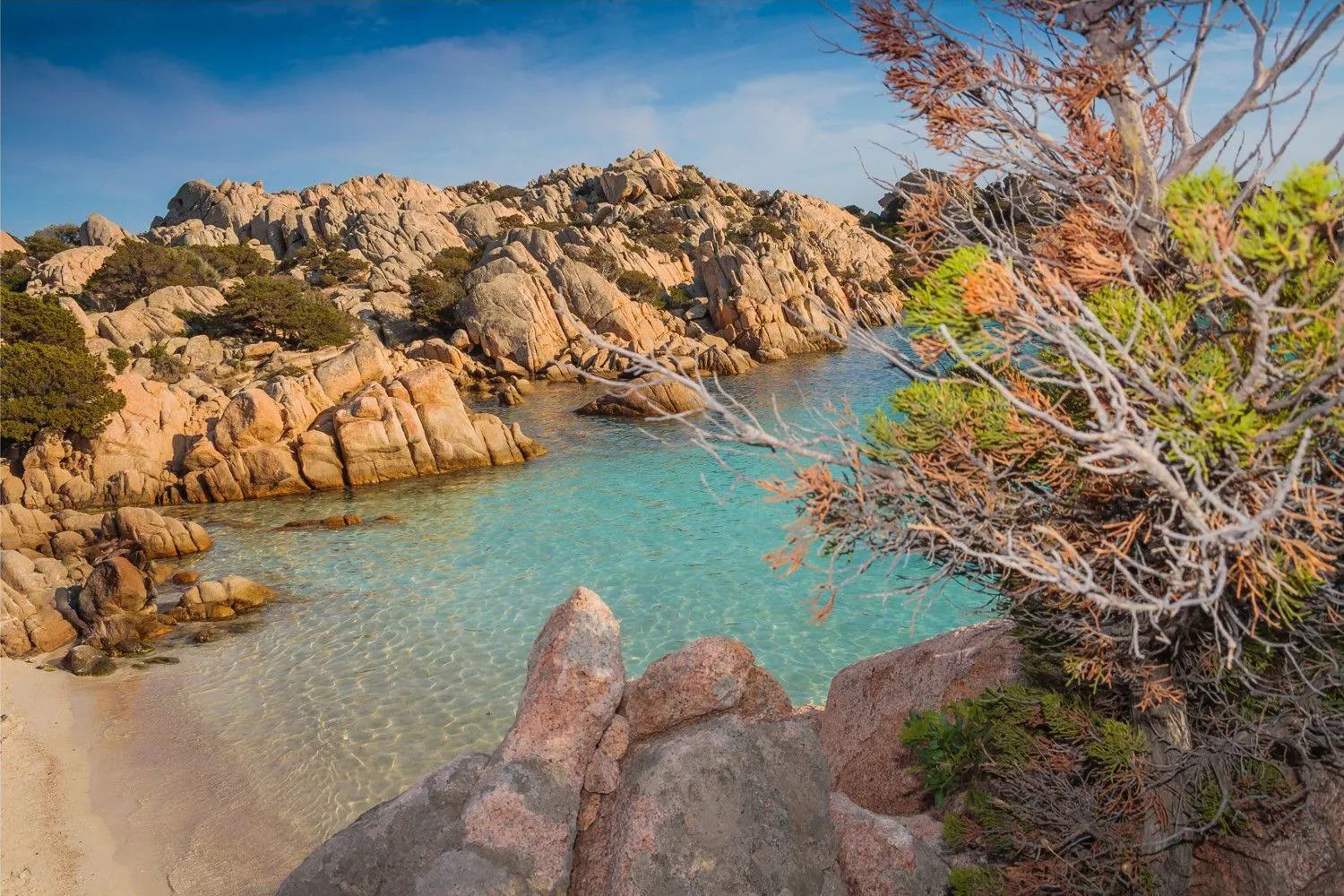 Tour in gommone con aperitivo con partenza da Cannigione